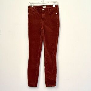Pilcro Corduroy High-Rise Skinny Jeans